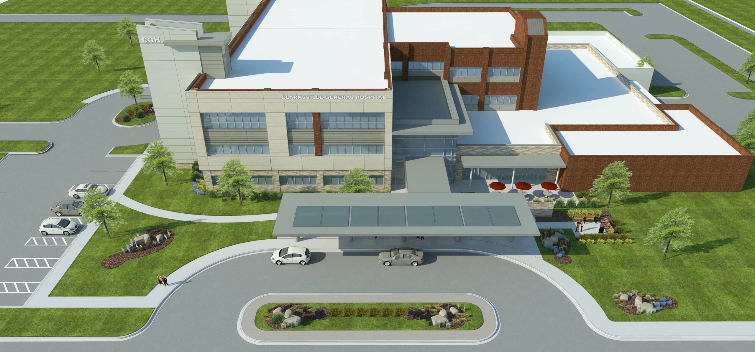Rendering of Clarksville Exterior